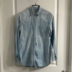 madewell - chambray denim shirt